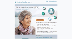 Desktop Screenshot of mypop.healthcarepartners.com